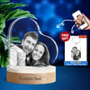 3D Crystal Heart Keepsake