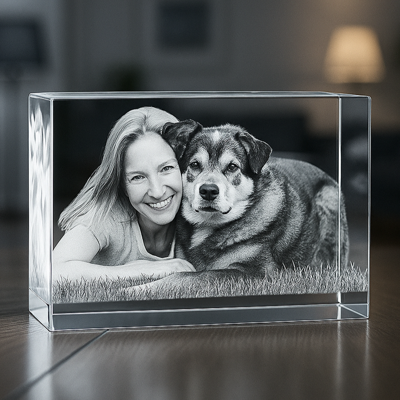 3D Crystal Rectangle Wide