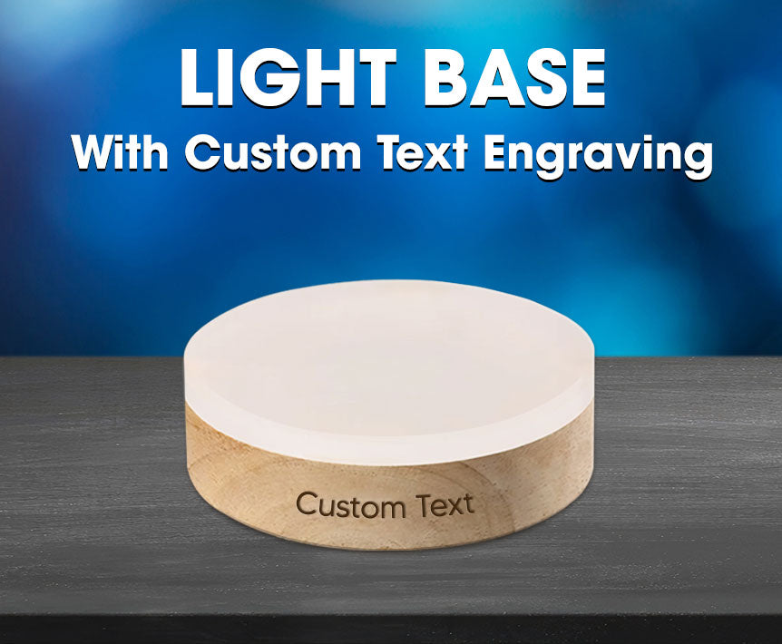 Light Base (With Custom Text)