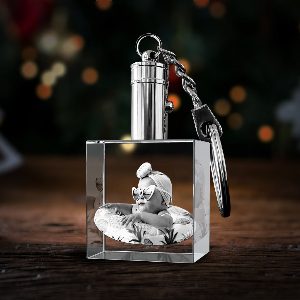 Keychain Square 3D
