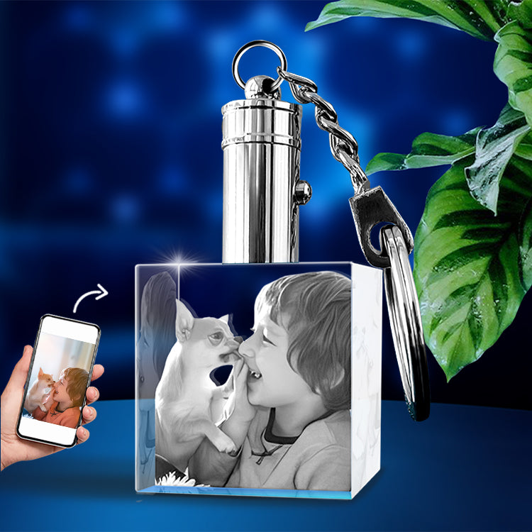 Keychain Square 3D