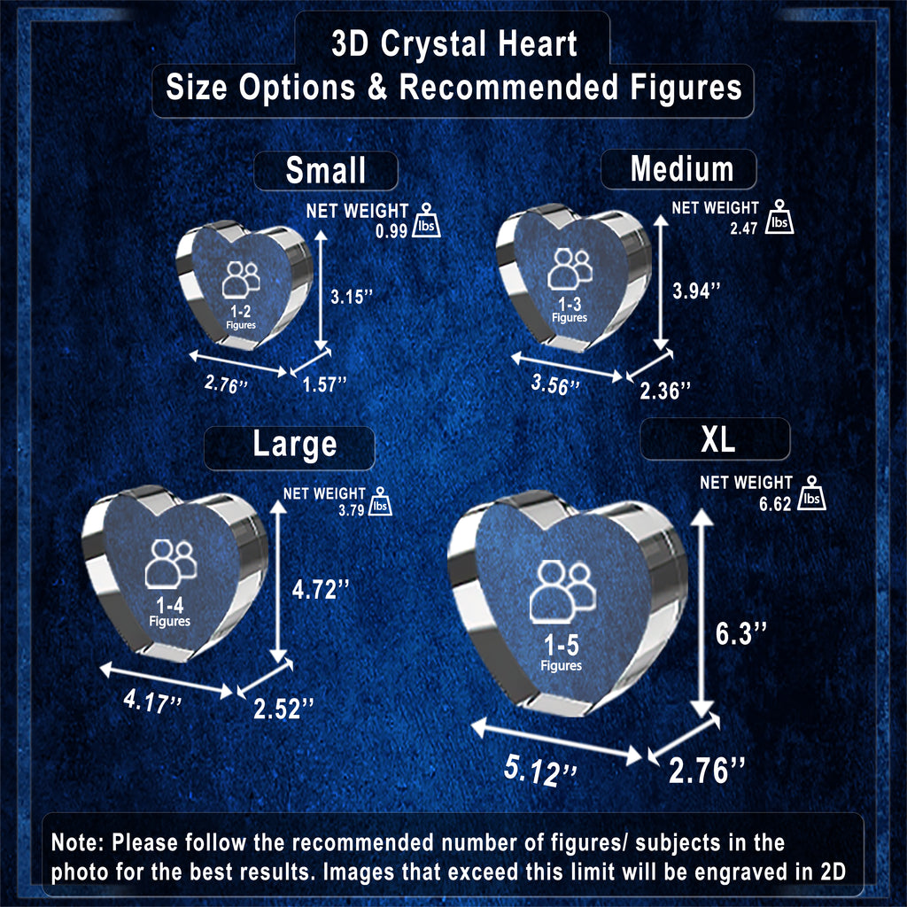 3D Crystal Heart