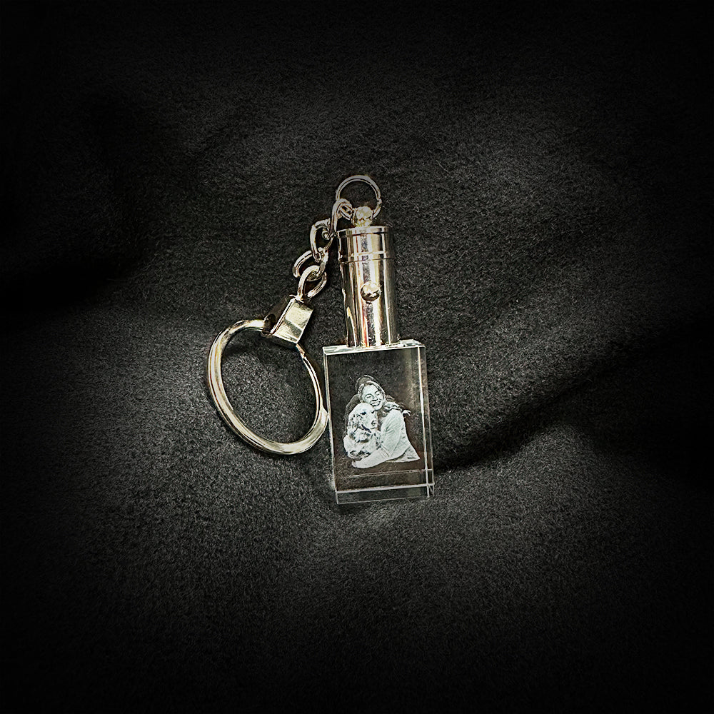 Keychain Rectangle 3D