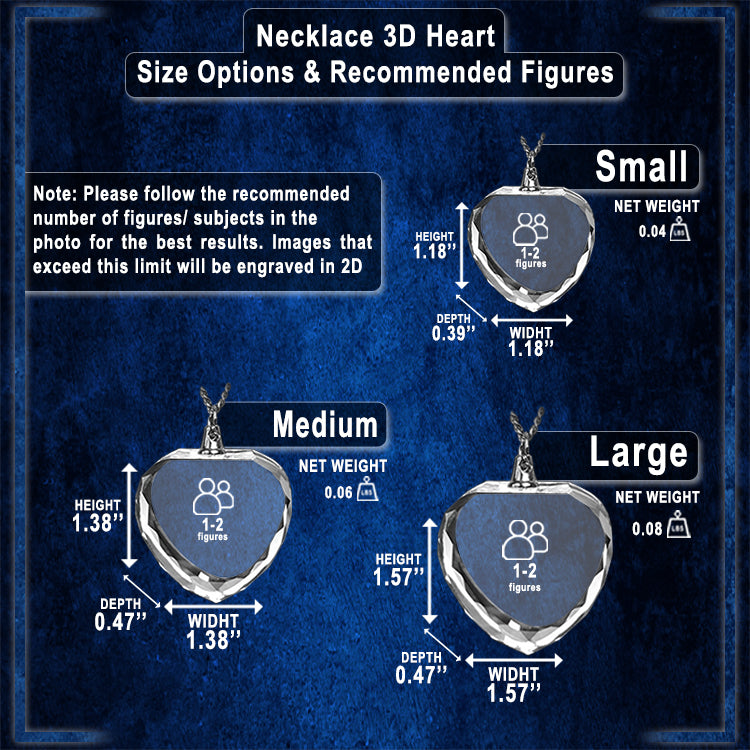 Necklace Heart 3D